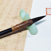 Year of the Rat Memorial brush Shan Lian Lake Pen Black Sandalwood Horn Rat Hair Calligraphy practice Chinese Painting Landscape Gift collection