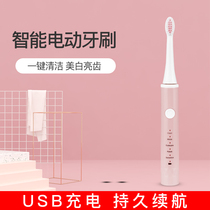 Smart 5 Gear Electric Toothbrush Waterproof Adult Charging Toothbrush Sound Wave Shake Automatic Soft Hair Toothbrush