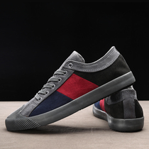 Tide cards 2021 new breathable sails shoes mens Korean version net red 100 lap parquet color series with board shoes handsome casual shoes