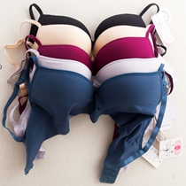 Pregnant women underwear without steel ring deep V gathering small chest thick anti-sagging bird eye breathable sports sexy pregnant women bra