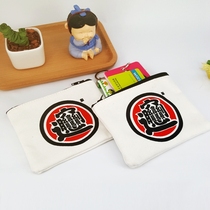 Xian Companion Gift of the New Chinese People for Tourism souvenirs Shaanxi Elements Canvas Zero Wallet Cotton Linen Containing small bag