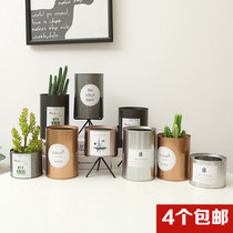 Manufacturer Nordic INS Wind Metal Multi-meat Flower Pots Creative Minima Cactus Potted Iron Pot Balcony Flower Pots Garden