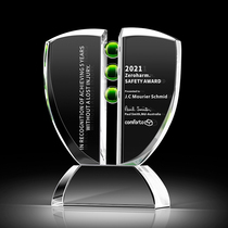 Crystal trophy custom authorized honor medal custom creative high-end atmosphere annual champion outstanding employee award