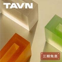 TAVN small designplace in place resin transparent 3 color storage device stillbox vase