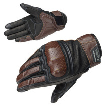Japanese retro sheepskin motorcycle gloves Harley locomotive Knight drop-proof breathable riding touch screen gloves spring and autumn
