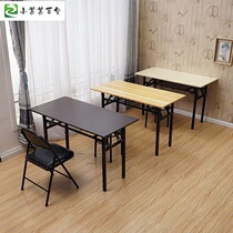 Fast food restaurant snacks simple foldable rectangular commercial dining table