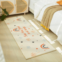 Nordic ins lamb cashmere bedside carpet bedroom long mat living room coffee table blanket childrens bay window full of blankets