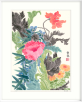 (Printmaking) Li Lingrui Its the time of the micro-spray version N 99 has been mounted