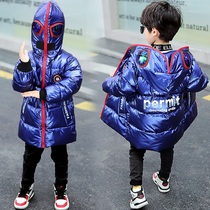 Boys' cotton coat autumn and winter clothing 2021 new foreign style children's down cotton coat boys winter thick cotton fashion