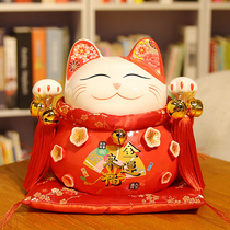 Recruiting Cats Pendulum A Large Fortune Cat Ceramic Japan Savings Canner Shop Opening Creative Gift Collection