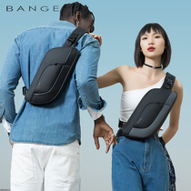 BANGE Class Song Single Shoulder Bag Han Edition Fashion Knife Vanguard Chest Bag Large Capacity Waterproof And Abrasion Resistant Functional Inclined Satchel Bag