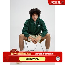 ZONEiD Spring and Autumn new sports and leisure hooded clothes mens trend loose Street print pullover top