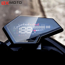 Motorcycle modified Sanyang DRG158 instrument film transparent hydrogel protective film HD anti-scratch sticker