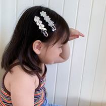 A small full girl a childs mirror hairclip a little girl a bareback clip a baby hairpin a girls hair accessory