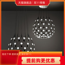 Grid living room chandelier 2021 new simple modern atmosphere Italian designer creative art lamp high-grade