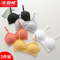 Sexy underwear women without steel ring gathering small vest type bra