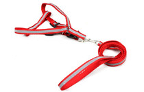 alb45 Economy Type Flat Rope Reflective Chest Back Pet Traction Rope Night Reflective Dog Rope Small & Medium Cat Dog Rope