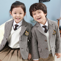 Kindergarten Garden Clothing Spring Autumn Children Class Clothes Pure Cotton Elementary School Uniforms for men and women Yingying College Wind suits suit