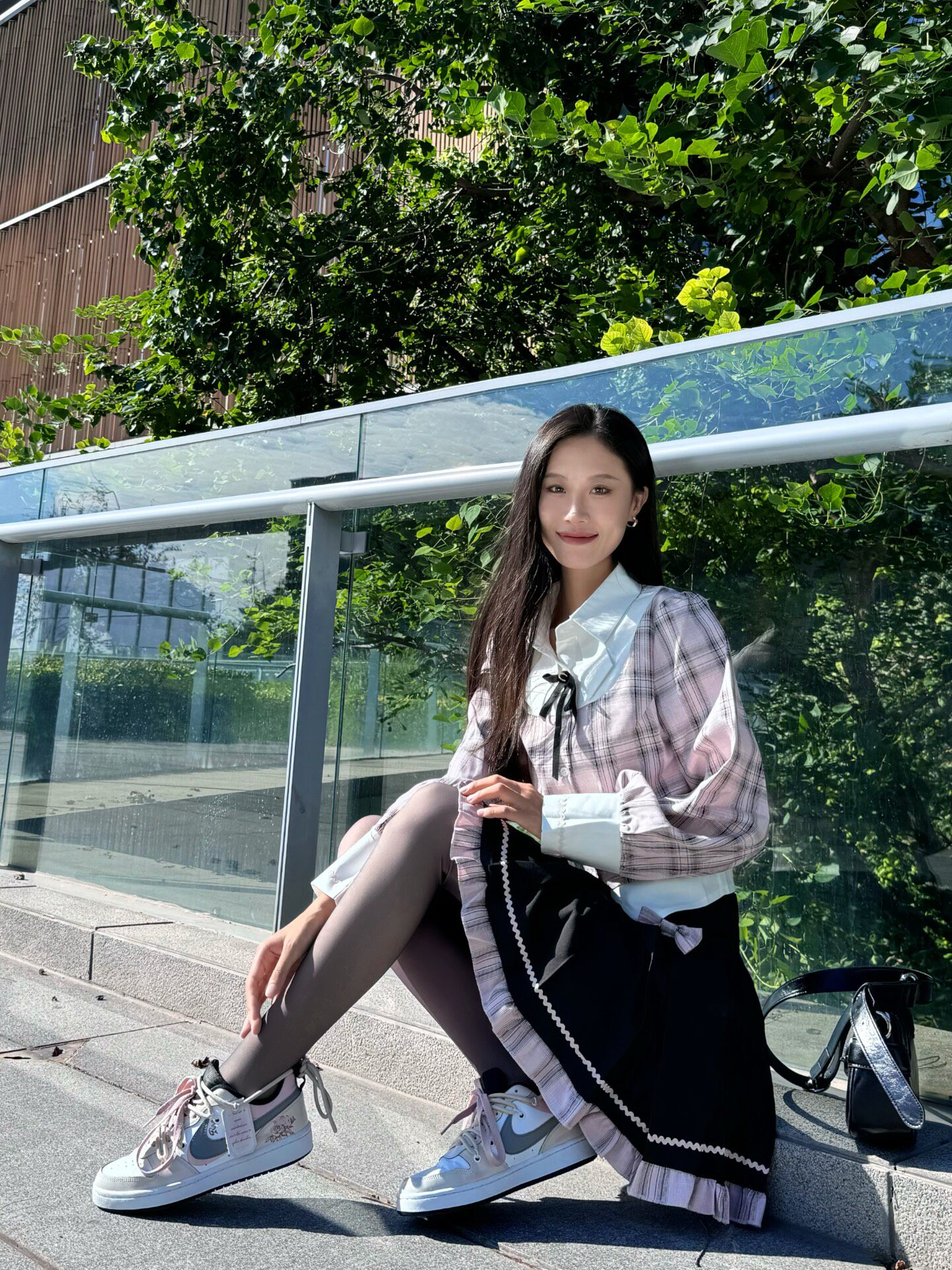 小野和子冬季黑丝光腿神器 加绒双层设计保暖不臃肿 替换装方便实用