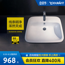 Duravit Taichung Basin DuraStyle Semi-embedded Basin Washbasin Washbasin 037462