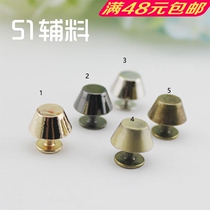 Screw Sheet Bucket Nail Metal Flat Top Rivet Sole Nails Handmade DIY Cloth Art Bags Shoes Clothes Accessories Accessories