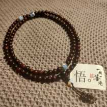 Small leaf red sandalwood beautiful shop owner Design super beautiful mobile phone shooting more beautiful Putuo Mountain incense burner hand string