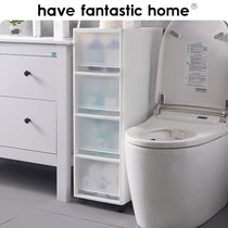 Good thing has toilet slit storage cabinet living room multi-layer mobile locker drawer type finishing shelf