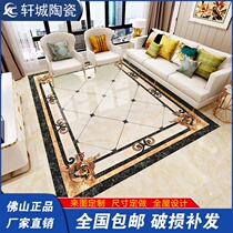 Living room tile 800x800 European style parquet tile porch tile porch waterproofing knife pattern