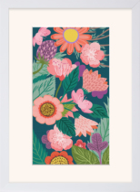 (Mounted) Zhou Shengxuans Peach Blossom limited signature print