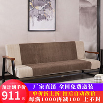 Furniture dual-use folding sofa bed modern simple living room multi-function dual-use cloth small family triple-person