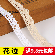 Pure cotton woven floral side accessories handmade table cloth lace cloth art accessories lace lace sofa curtains lace up