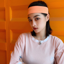 Sports hair band men and women running fitness basketball badminton yoga hair band headscarf sweat-absorbing silicone non-slip breathable