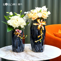 Robbie Rodin enamel Enamel Color Vase Pendulum-Living Room Flower Arrangement Creative New Chinese-style Style Board Room Xuanguan Home Residence Ornaments