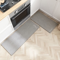 Kitchen floor mat Light luxury wind can be wiped clean-free dirt-resistant oil-absorbing water-absorbing non-slip mat waterproof and moisture-proof door-to-door household