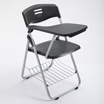 PADEN Training chair with writing pad folding chair Conference chair Students table and chairs Office folding chair black belt