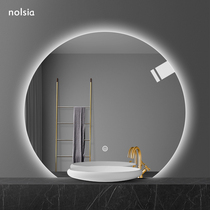 Light luxury special-shaped human body sensing smart bathroom mirror led luminous wall Wall vanity mirror toilet anti-fog cosmetic mirror