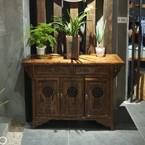 Solid wood Shoe cabinet Home doorway Entry into the family Guan Cabinet Multilayer Economy Type Cabinet Small Partition storage Dining Side Cabinets