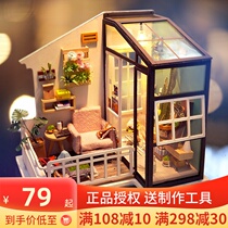  Ruo State Ruolai Art House diy cottage Handmade mini house toy model creative 3D three-dimensional puzzle