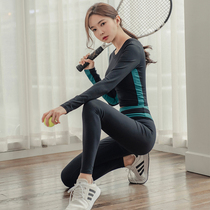 New yoga clothes womens spring and summer models professional high-end gym net red fashion running summer thin sports suit