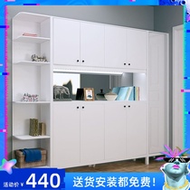 35cm Simple modern door coat cabinet Bedroom living room locker Entrance cabinet Large capacity foyer shoe cabinet