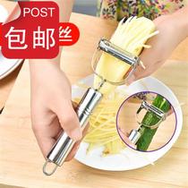 Household kitchen supplies Daquan Creative kitchen small items multi-functional t can stainless steel peeled wire drawing artifact small work