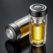 Double Glazed Cup Mens Large Capacity Tea Cup Business Office Cups Creative Individuality Trendy Women Home Water Cups