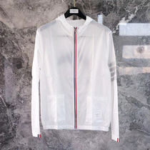 Silver Childrens Day Thom Browne 20 New TB thin sunscreen behind Dolphin Pattern Casual Cardigan Jacket