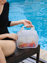 Bath Bag Release Clothing Bath Pocket Swimming Dry Wet Separation Drain Bath Bag Hand Waterproof Bath Bag Bathroom Waterproof Bag