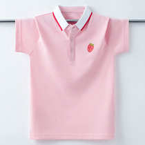 Girl t-shirt short sleeve summer dress 2021 new CUHK Tong pure cotton blouse child girl Han version half sleeve thin wave 8