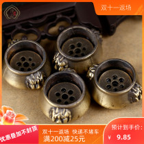 Copper incense burner thumb tip lion ear stove home agarwood sandalwood seat incense incense incense holder