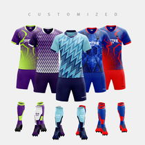 Luke custom football suit full body pattern suit summer match short sleeve football uniform training suit group order