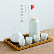 Sister Ming modern simple home portable teapot tea cup tea jar kung fu tea set Small set gift custom LOGO