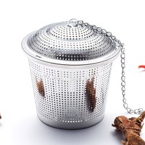 2019 stainless steel filter chef seasoning bag Wall-mounted tea bag leak-proof halogen ball seasoning tank slag basket Sichuan flavor