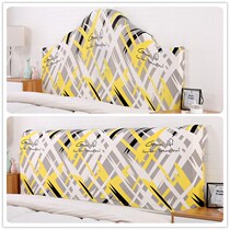 Headboard hood arched arched arched old European-style irregularly shaped semi-circular full bag irregular wood bed headboard cover